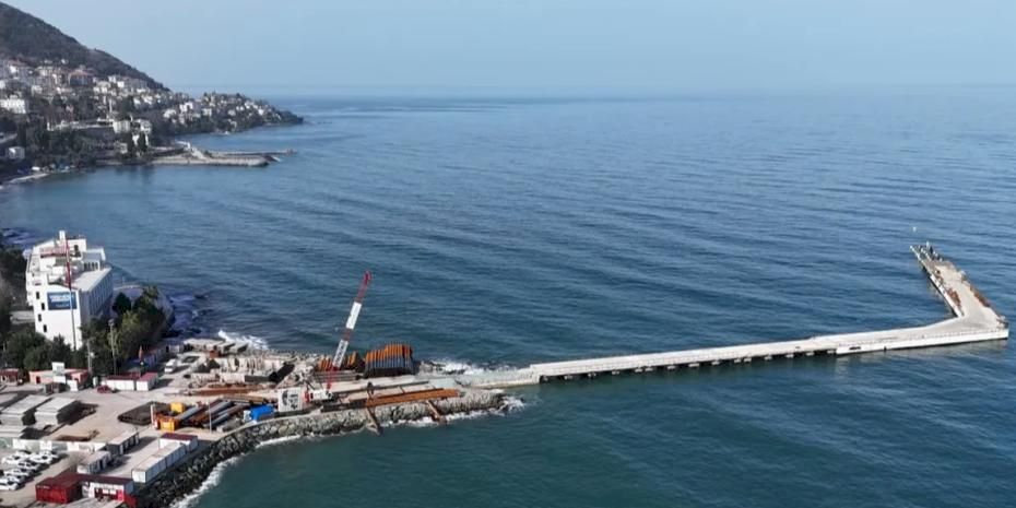 Ordu’da Altınordu Atatürk Rıhtımı 140 metre uzatılıyor