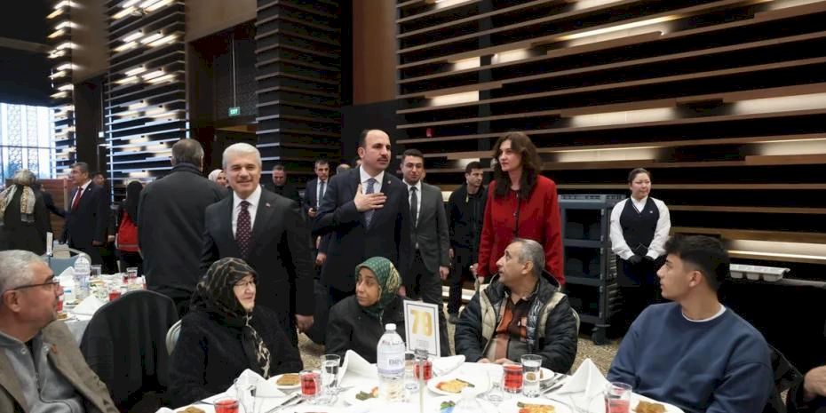 Konya’da “Büyük Aile Sofrası” iftarında şehit yakınları ve gaziler buluştu