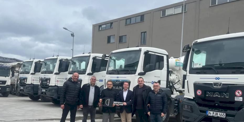 MAN ve Akçansa İş Birliklerini 19 Yeni Araçla Güçlendirdi
