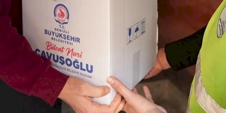 Denizli'de ramazan bereketi kapı kapı yayılıyor