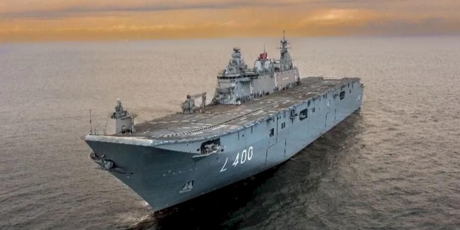 NATO: TCG Anadolu Letonya kıyılarında