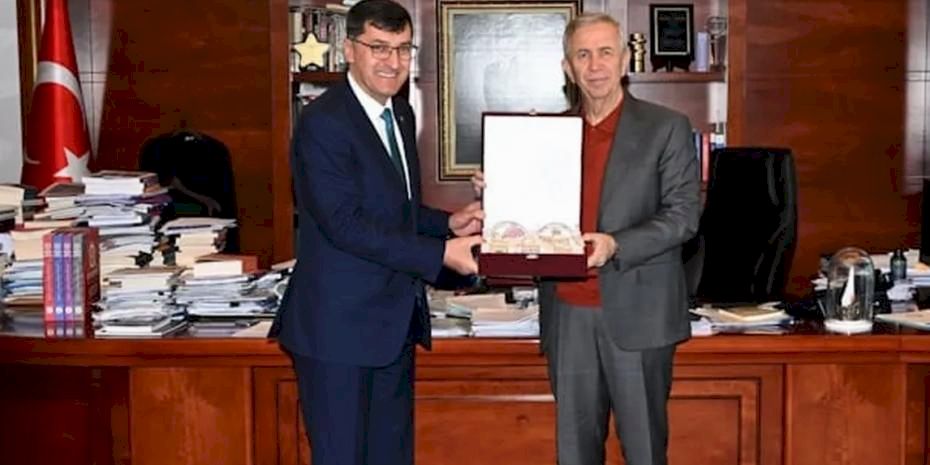 Eyüp Kahveci'den Mansur Yavaş'a ziyaret