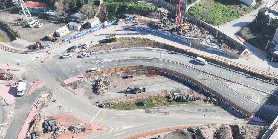 Kocaeli'de Kaşkaldere bağlantı yolu trafiğe açıldı