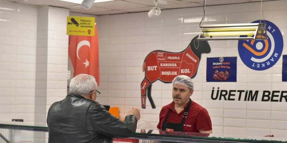 Ankara’da Ramazan ayına özel et satışına yoğun ilgi