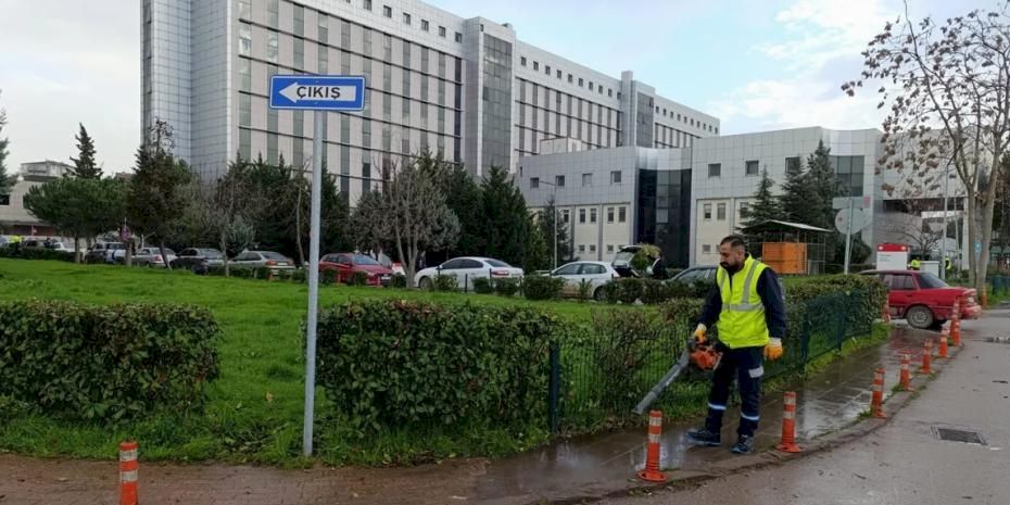 Kocaeli'de hastane bahçelerine Büyükşehir’den dokunuş