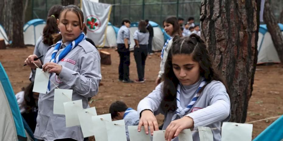 Antalya'da izciler kaynaşma kampında buluştu
