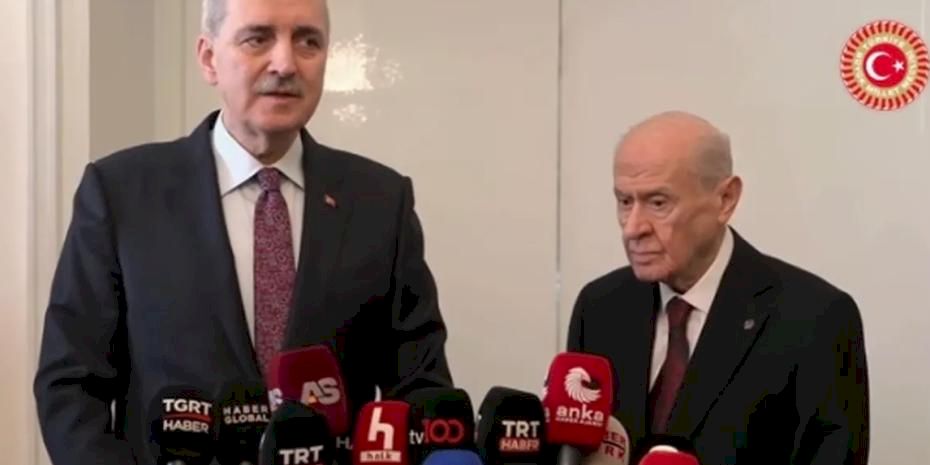 Kurtulmuş’tan 'Terörsüz Türkiye' için ilk ziyaret Bahçeli'ye