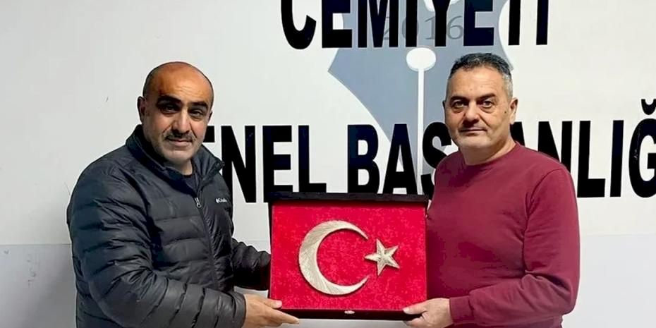 Yasin Çınar'dan Ortadoğu Gazeteciler Cemiyeti’ne anlamlı ziyaret