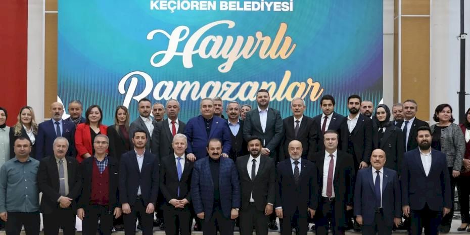 Keçiören’de Çorumlular iftarda bir araya geldi