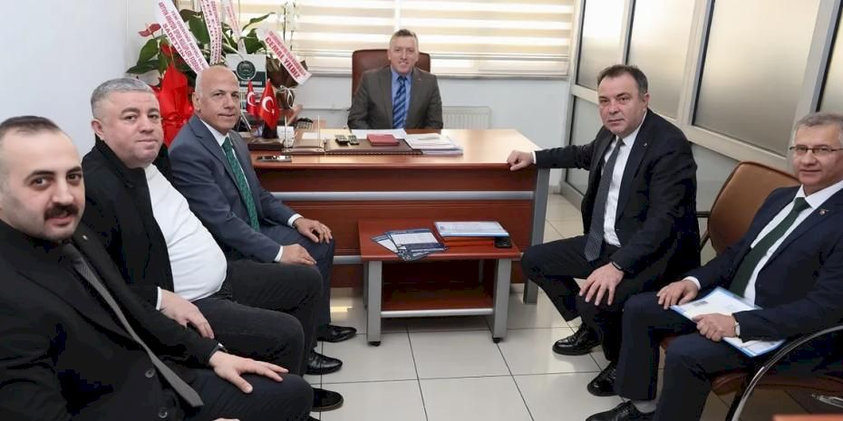 Artvin İl Basın ve Halkla İlişkiler'e oda başkanlarından 'hayırlı olsun' ziyareti