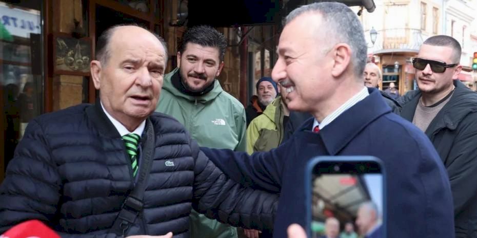 Üsküp sokaklarında Türkiye sevgisi