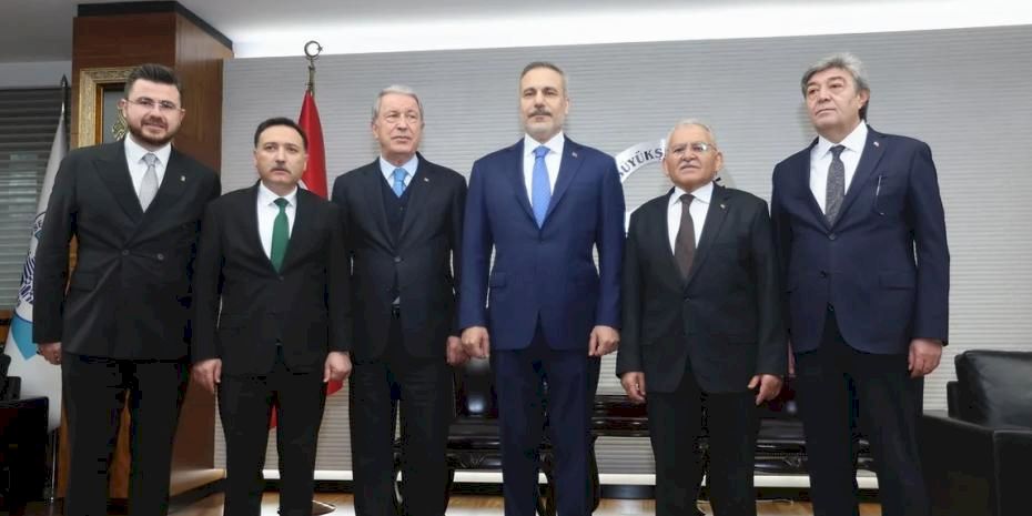 Dışişleri Bakanı Hakan Fidan'dan Kayseri çıkarması