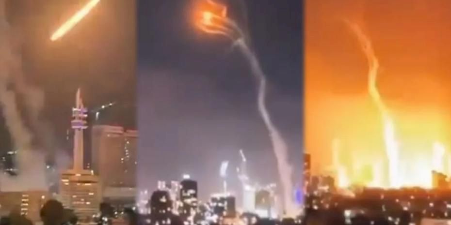 İsrail İran'a füze ve roketlerle saldırdı