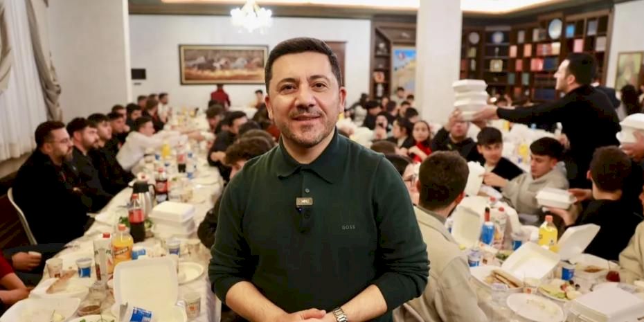 Nevşehir Belediyesi makamı sahur sofrası oldu