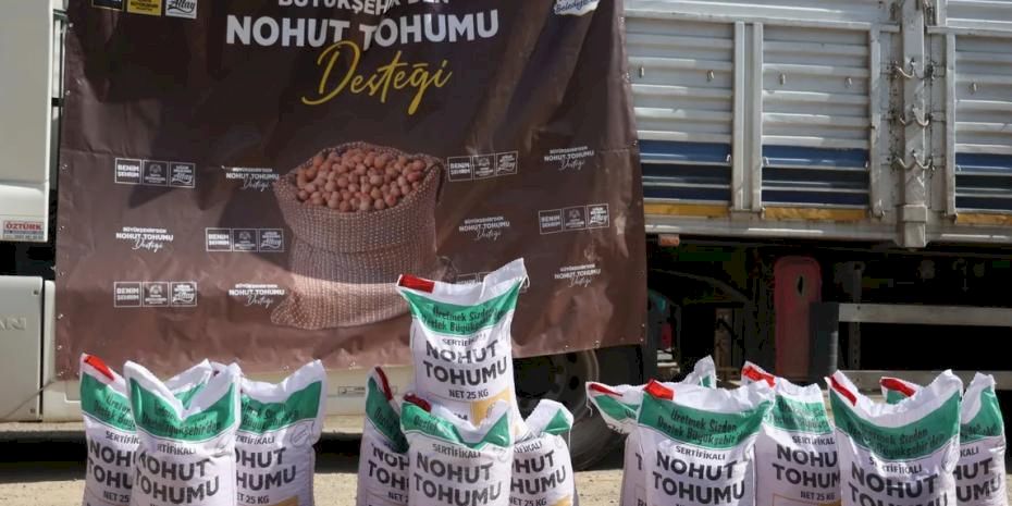 Konya az su isteyen ürünleri yaygınlaştırıyor... Yüzde 50 hibeli nohut tohumları dağıtılıyor