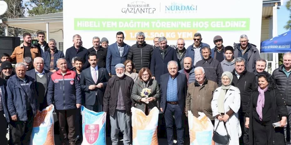 Gaziantep’te üreticiye rekor yem desteği