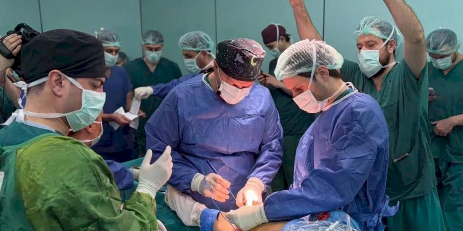 Menisküs cerrahisinde bir ilk gerçekleşti