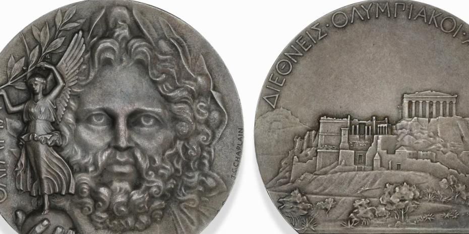 1896 Atina Olimpiyatları’ndan Tarihi Madalya Rekor Fiyata Satıldı