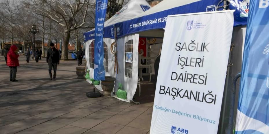 Ankara’da Ramazan'a özel sağlık çadırı