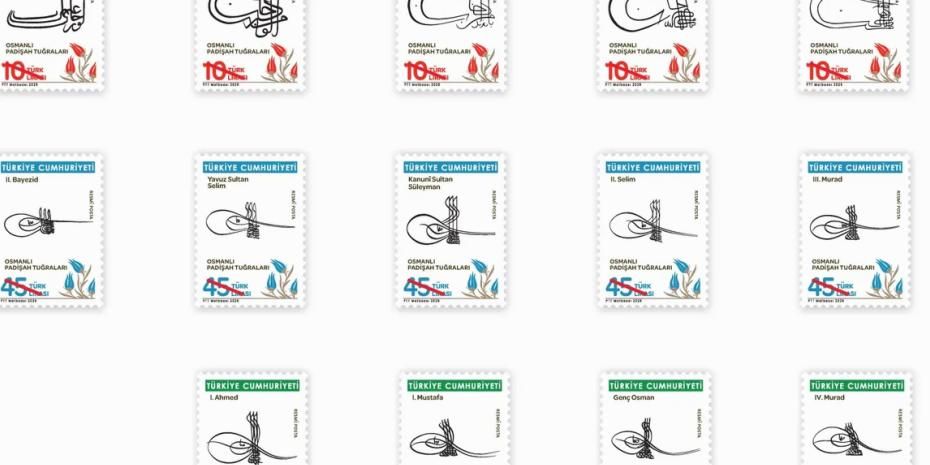 PTT'den 'Osmanlı Padişah Tuğraları'