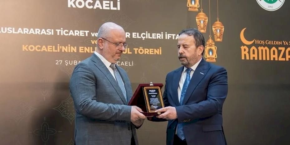 MÜSİAD Kocaeli’den 'Kocaeli’nin Enleri' ödülü Ekaldes’e