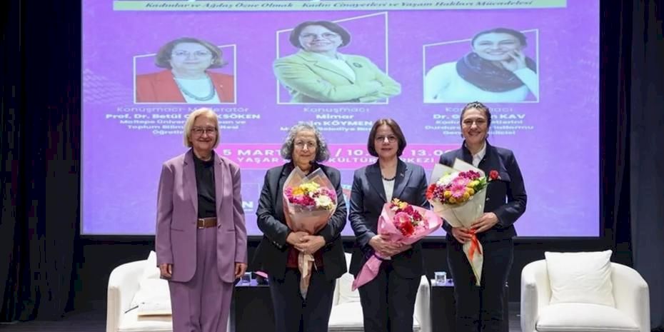 İstanbul'da Başkan Köymen, Kadınlar Günü panelinde konuştu