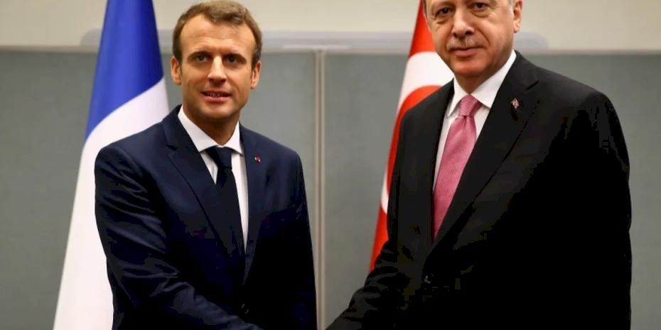 Erdoğan, Macron ile küresel çatışmaları görüştü