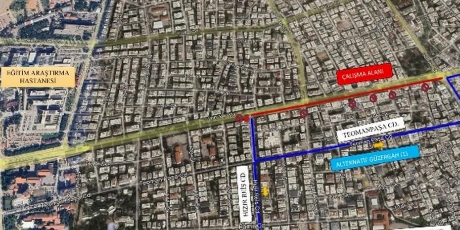 Antalya’da 100. yıl bulvarı yenileniyor