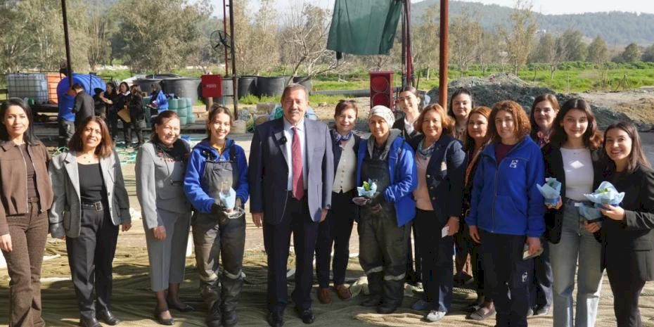 Muğla Milas'ta Başkan Fevzi Topuz’dan 8 Mart ziyareti