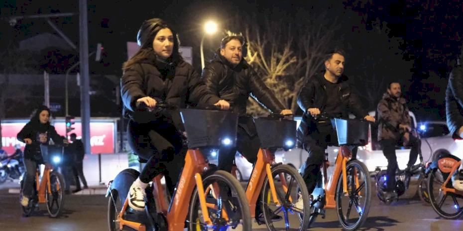 Konya'da ramazanda pedallar sağlık için döndü