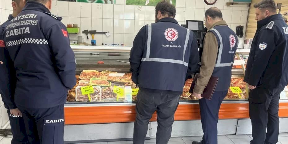 Kayseri zabıtasından kasaplara yakın takip