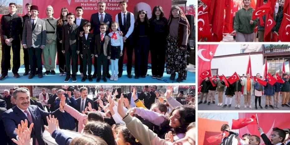 Bakan Tekin 12 Mart programına katıldı