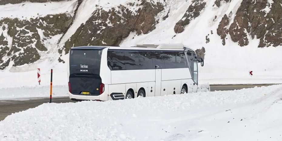 Erzurum ve İsveç’te 'elektrikli otobüs' kar ve buza meydan okudu