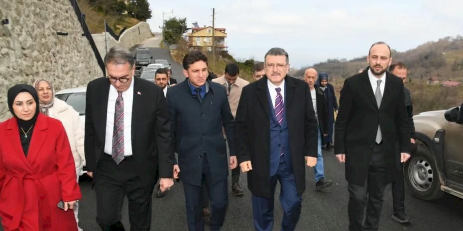 Trabzon'da Başkan Genç Sürmene’de çalışmaları inceledi