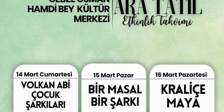 Ara tatil keyfi Gebze’de yaşanacak
