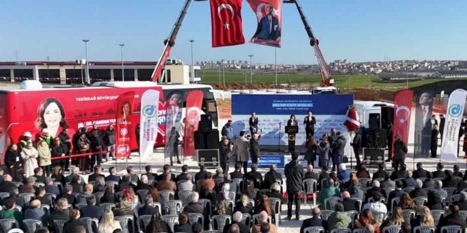 Tekirdağ'da sebze ve meyve toptancı hali temeli atıldı