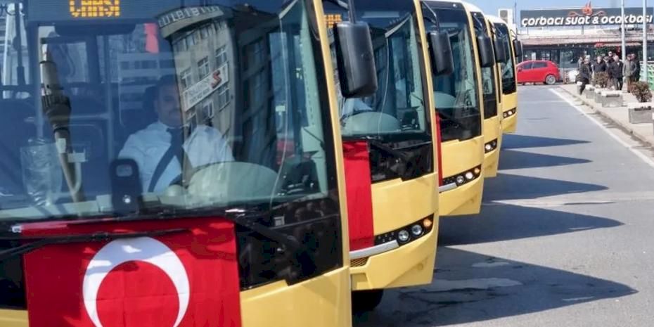 Zonguldak’ta toplu ulaşım için yeni halk otobüsleri hizmete girdi