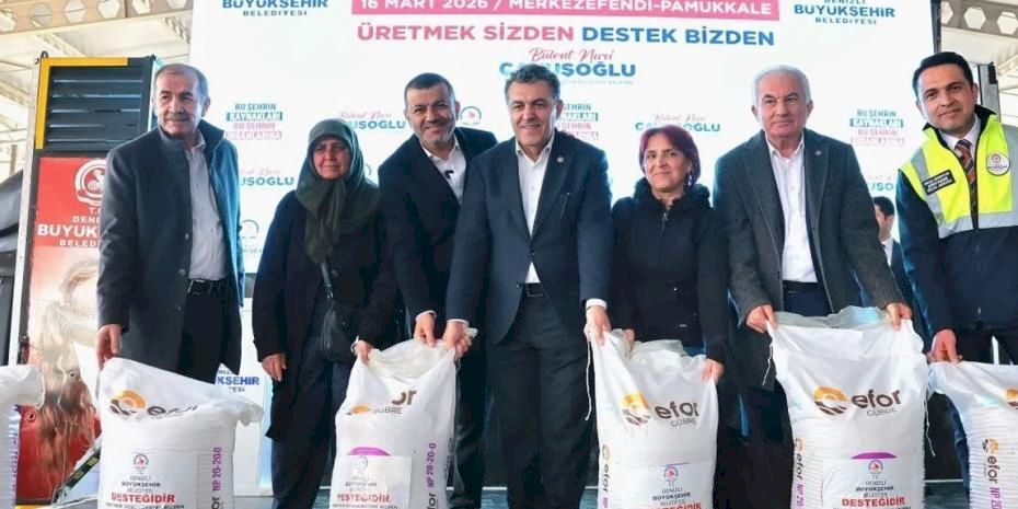 Denizli Büyükşehir’den Üreticiye 2 Milyon Kiloluk Gübre Desteği
