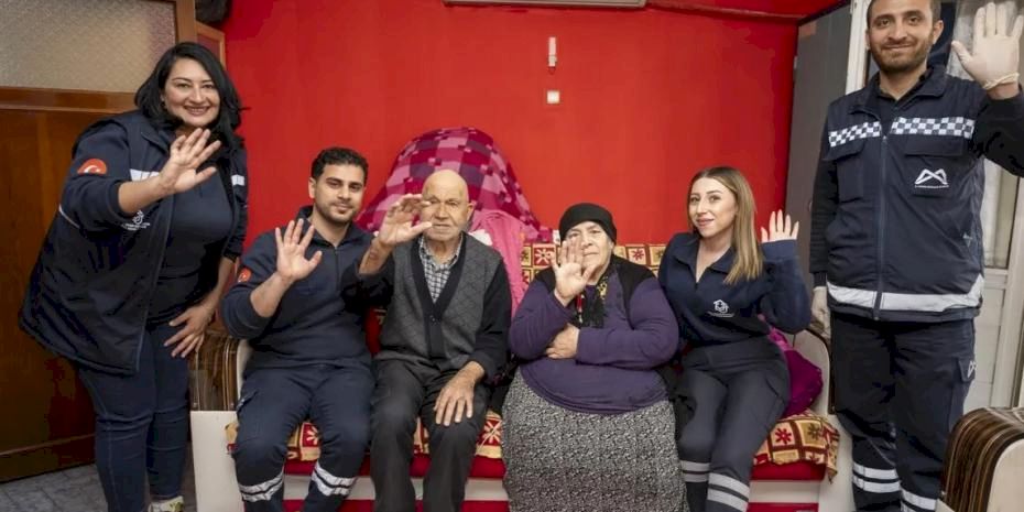 Mersin’de bayram öncesi evde sağlık ve bakım hizmeti