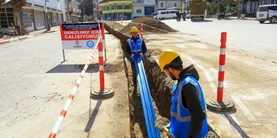 Denizli’de Kızılca Mahallesi’nde altyapı yenileniyor
