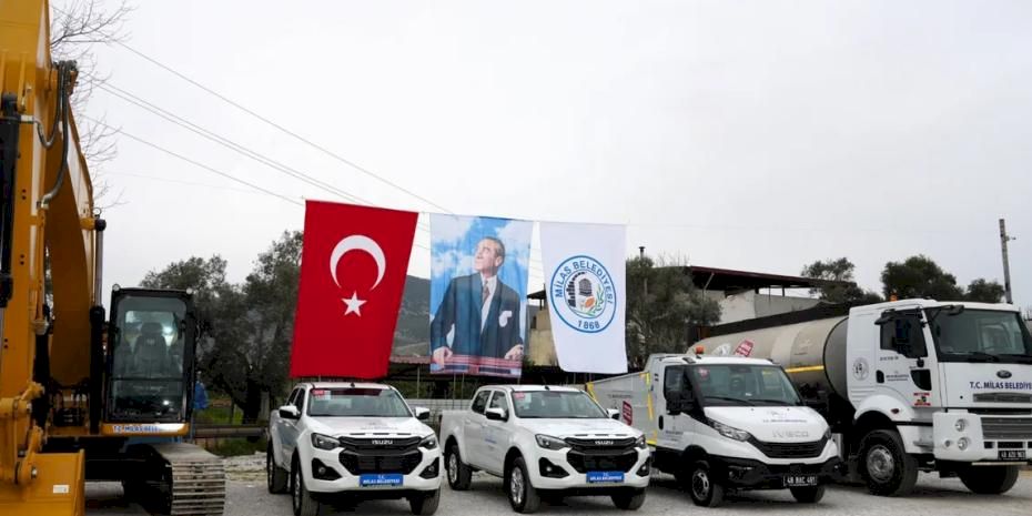 Muğla'da Milas Belediyesi araç filosunu güçlendirdi