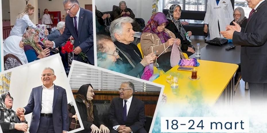 Kayseri Büyükşehir'den 'Yaşlılara Saygı' mesajı