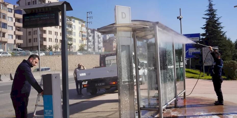 Kocaeli’de 4 bin 303 durak hijyenik hale getiriliyor