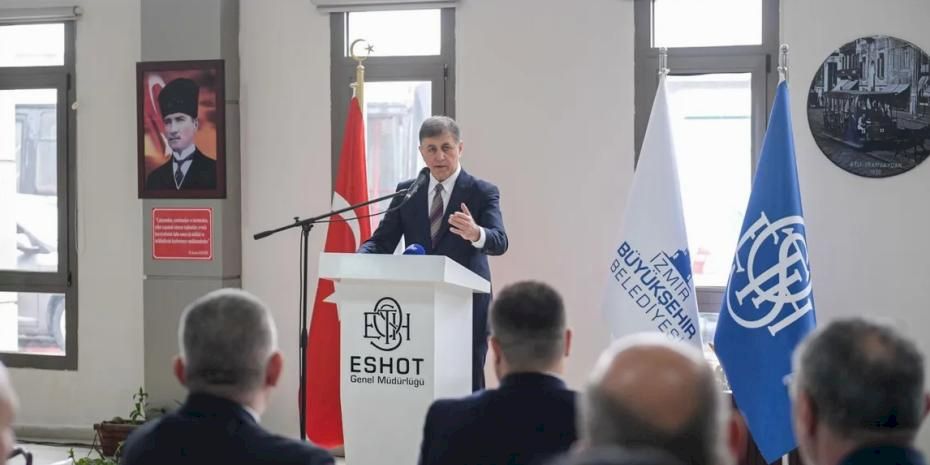 Başkan Tugay’dan ESHOT çalışanlarına moral mesajı