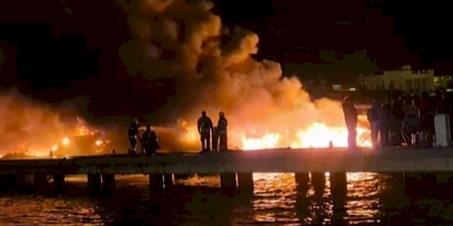 Yalıkavak Marina'dan 'yangın' açıklaması