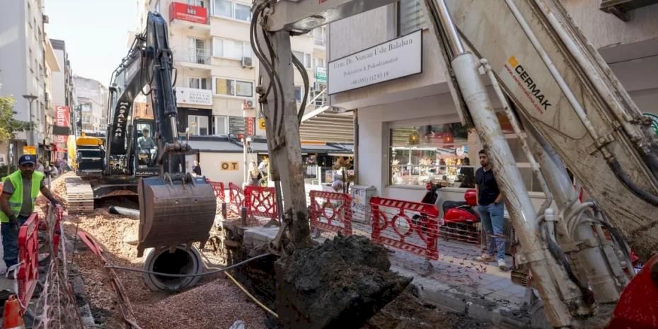 İzmir Alsancak’ta yağmur suları artık doğrudan denize ulaşacak