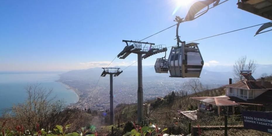 Ordu’da teleferik hattı bakımdan geçti