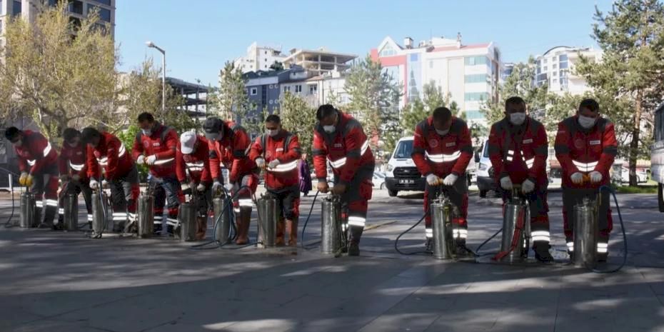 Kayseri Kocasinan'dan kapsamlı ilaçlama