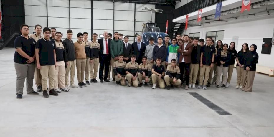 Kayseri Melikgazi'de hava lisesi öğrencilerine tam destek
