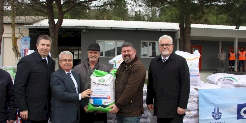 İstanbul Büyükşehir'den çiftçilere girdi ve araç desteği